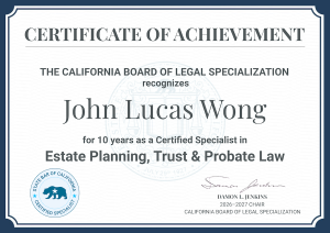 10 year certified specialist 10 year certified specialist